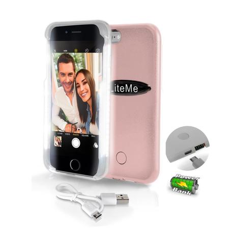 Led Selfie Phone Case For Iphone 6 / 6S, SLIP101RG -  SERENELIFE